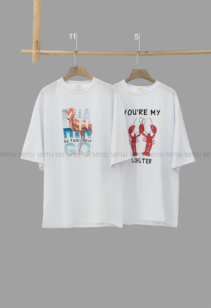 تیشرت لانگ چاپی کد1006258